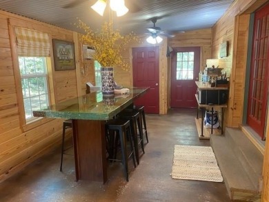 Outstanding view of a 80 plus acre private lake . Charming 3 bed on Clarksville Country Club in Texas - for sale on GolfHomes.com, golf home, golf lot