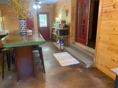 Outstanding view of a 80 plus acre private lake . Charming 3 bed on Clarksville Country Club in Texas - for sale on GolfHomes.com, golf home, golf lot