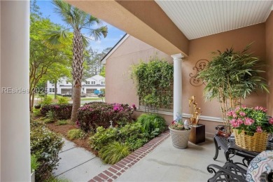 Luxurious townhome with stunning lagoon views overlooking the on Hampton Pointe Golf Course in South Carolina - for sale on GolfHomes.com, golf home, golf lot