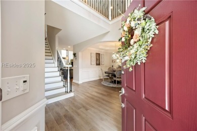Luxurious townhome with stunning lagoon views overlooking the on Hampton Pointe Golf Course in South Carolina - for sale on GolfHomes.com, golf home, golf lot