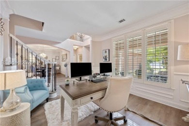 Luxurious townhome with stunning lagoon views overlooking the on Hampton Pointe Golf Course in South Carolina - for sale on GolfHomes.com, golf home, golf lot