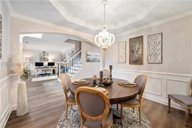 Luxurious townhome with stunning lagoon views overlooking the on Hampton Pointe Golf Course in South Carolina - for sale on GolfHomes.com, golf home, golf lot