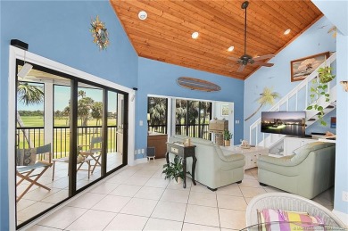 Gorgeous three bedroom three bath fully furnished unit offers a on Ocean Club At the Hutchinson Island Beach Resort in Florida - for sale on GolfHomes.com, golf home, golf lot