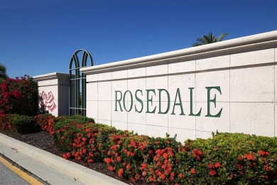 Situated on a generous corner lot within the gated Rosedale Golf on Rosedale Golf and Tennis Club in Florida - for sale on GolfHomes.com, golf home, golf lot