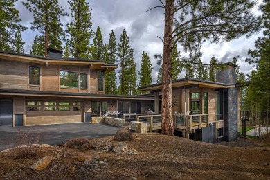 As you cross a bridge leading to the entry of this Walton on Lahontan Golf Club - Lahontan in California - for sale on GolfHomes.com, golf home, golf lot