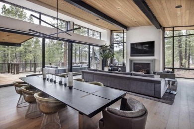 As you cross a bridge leading to the entry of this Walton on Lahontan Golf Club - Lahontan in California - for sale on GolfHomes.com, golf home, golf lot