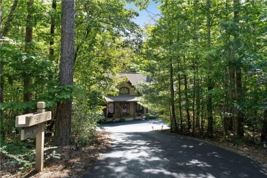 This beautifully renovated custom, home is privately situated in on Big Canoe Golf Club - Cherokee in Georgia - for sale on GolfHomes.com, golf home, golf lot