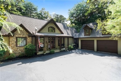 This beautifully renovated custom, home is privately situated in on Big Canoe Golf Club - Cherokee in Georgia - for sale on GolfHomes.com, golf home, golf lot