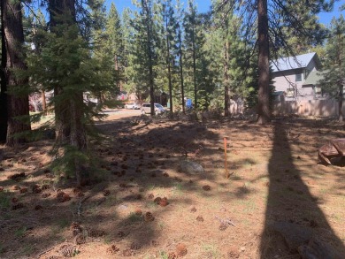 Flat, buildable lot on Brockway Golf Course. Tiny peeks of lake on Old Brockway Golf Club in California - for sale on GolfHomes.com, golf home, golf lot