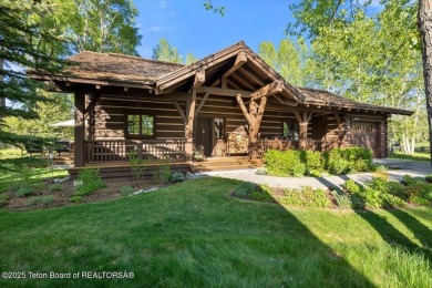 Not your typical Jackson Hole Golf and Tennis cabin! This unique on Jackson Hole Golf and Tennis Club in Wyoming - for sale on GolfHomes.com, golf home, golf lot
