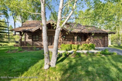 Not your typical Jackson Hole Golf and Tennis cabin! This unique on Jackson Hole Golf and Tennis Club in Wyoming - for sale on GolfHomes.com, golf home, golf lot