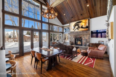 Not your typical Jackson Hole Golf and Tennis cabin! This unique on Jackson Hole Golf and Tennis Club in Wyoming - for sale on GolfHomes.com, golf home, golf lot
