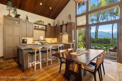 Not your typical Jackson Hole Golf and Tennis cabin! This unique on Jackson Hole Golf and Tennis Club in Wyoming - for sale on GolfHomes.com, golf home, golf lot