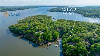 Experience lakeside living at its finest with this custom-built on The Coves Golf Course in Oklahoma - for sale on GolfHomes.com, golf home, golf lot