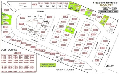 Brand new construction. Located in Hidden Bridge Ranch across on Hidden Bridge Golf Club in Wyoming - for sale on GolfHomes.com, golf home, golf lot