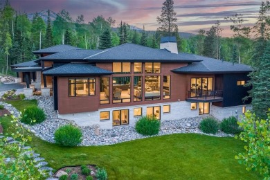 Discover 585 Two Cabins Drive, a 2016 custom-built Mountain on Raven Golf Club At Three Peaks in Colorado - for sale on GolfHomes.com, golf home, golf lot