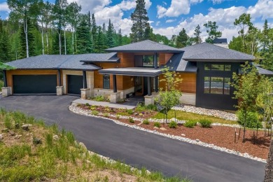 Discover 585 Two Cabins Drive, a 2016 custom-built Mountain on Raven Golf Club At Three Peaks in Colorado - for sale on GolfHomes.com, golf home, golf lot