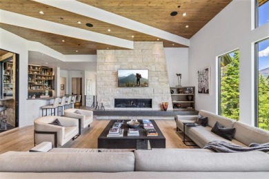 Discover 585 Two Cabins Drive, a 2016 custom-built Mountain on Raven Golf Club At Three Peaks in Colorado - for sale on GolfHomes.com, golf home, golf lot