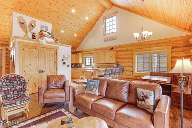 Tucked in the heart of Granby, this enchanting log cabin on Grand Elk Ranch and Club in Colorado - for sale on GolfHomes.com, golf home, golf lot