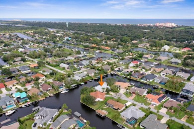 Escape To Waterfront Paradise In Palm Coast's Coveted C-section on Palm Harbor Golf Club in Florida - for sale on GolfHomes.com, golf home, golf lot