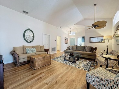 Fully furnished /turnkey Oxford model on the golf course in 55+ on Kings Ridge Golf Club in Florida - for sale on GolfHomes.com, golf home, golf lot