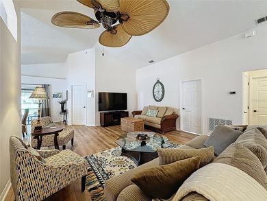 Fully furnished /turnkey Oxford model on the golf course in 55+ on Kings Ridge Golf Club in Florida - for sale on GolfHomes.com, golf home, golf lot