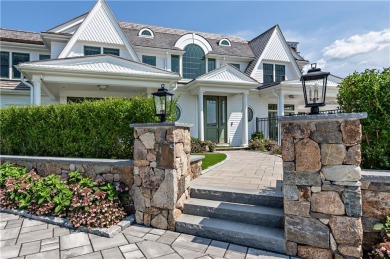 An exquisite new construction shingle-style estate, perfectly on Carnegie Abbey Club in Rhode Island - for sale on GolfHomes.com, golf home, golf lot