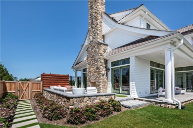 An exquisite new construction shingle-style estate, perfectly on Carnegie Abbey Club in Rhode Island - for sale on GolfHomes.com, golf home, golf lot