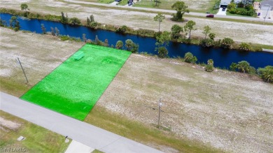 Build your dream home on this exquisite waterfront double lot on Burnt Store Golf Club in Florida - for sale on GolfHomes.com, golf home, golf lot