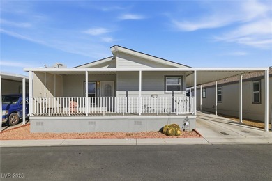 Welcome to this gorgeous single-story manufactured home on Desert Greens Golf Course in Nevada - for sale on GolfHomes.com, golf home, golf lot