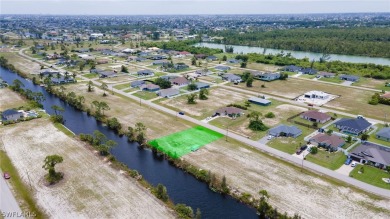 Build your dream home on this exquisite waterfront double lot on Burnt Store Golf Club in Florida - for sale on GolfHomes.com, golf home, golf lot