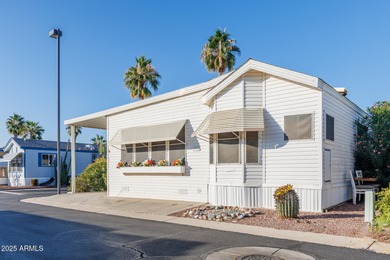 Welcome home to this beautifully designed 1,100 sq. ft on Palm Creek Golf and RV Resort in Arizona - for sale on GolfHomes.com, golf home, golf lot