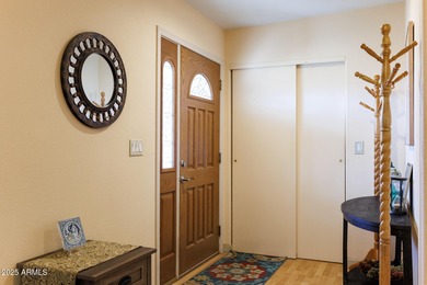 Welcome home to this beautifully designed 1,100 sq. ft on Palm Creek Golf and RV Resort in Arizona - for sale on GolfHomes.com, golf home, golf lot