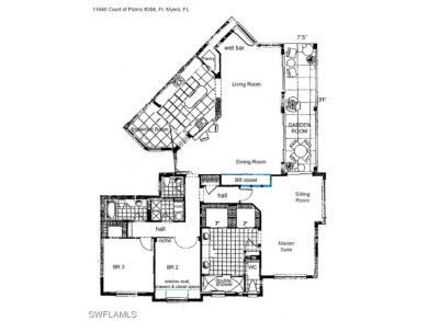 Rarely Available 5th-Floor End Unit | Alhambra II Floorplan
 on Gulf Harbour Yacht and Country Club in Florida - for sale on GolfHomes.com, golf home, golf lot