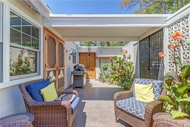 Welcome to this charming 2-bedroom, 2-bath casita in a 55+ on Laguna Woods Village Golf Course in California - for sale on GolfHomes.com, golf home, golf lot