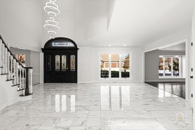 Experience refined living in this stunning custom brick estate on Crystal Tree Golf and Country Club in Illinois - for sale on GolfHomes.com, golf home, golf lot