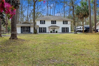 Discover this beautifully updated 4-bed, 3-bath home in the on Ladys Island Country Club in South Carolina - for sale on GolfHomes.com, golf home, golf lot