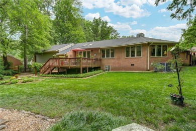 What a Stunner!! All brick, custom, first floor living at its on Willow Oaks Country Club in Virginia - for sale on GolfHomes.com, golf home, golf lot