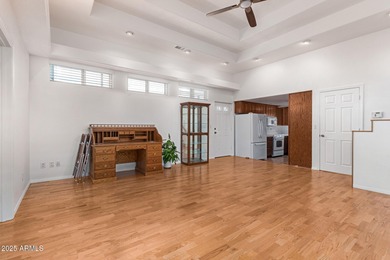 This ''Stick built'', 1 bed, 1 1/2 bath home is large enough for on Great Eagle Golf Club in Arizona - for sale on GolfHomes.com, golf home, golf lot