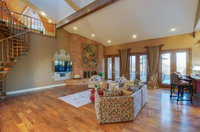 Situated on two expansive lots with breathtaking golf course on Shawnee Country Club in Oklahoma - for sale on GolfHomes.com, golf home, golf lot