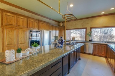 Situated on two expansive lots with breathtaking golf course on Shawnee Country Club in Oklahoma - for sale on GolfHomes.com, golf home, golf lot