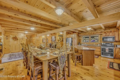 Stunning custom-built log chalet in desirable Eagle Rock Resort on Eagle Rock Golf and Ski Resort in Pennsylvania - for sale on GolfHomes.com, golf home, golf lot