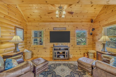 Stunning custom-built log chalet in desirable Eagle Rock Resort on Eagle Rock Golf and Ski Resort in Pennsylvania - for sale on GolfHomes.com, golf home, golf lot