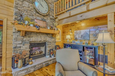 Stunning custom-built log chalet in desirable Eagle Rock Resort on Eagle Rock Golf and Ski Resort in Pennsylvania - for sale on GolfHomes.com, golf home, golf lot