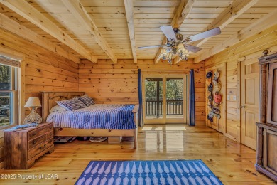 Stunning custom-built log chalet in desirable Eagle Rock Resort on Eagle Rock Golf and Ski Resort in Pennsylvania - for sale on GolfHomes.com, golf home, golf lot