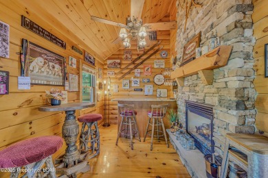 Stunning custom-built log chalet in desirable Eagle Rock Resort on Eagle Rock Golf and Ski Resort in Pennsylvania - for sale on GolfHomes.com, golf home, golf lot