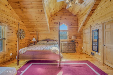 Stunning custom-built log chalet in desirable Eagle Rock Resort on Eagle Rock Golf and Ski Resort in Pennsylvania - for sale on GolfHomes.com, golf home, golf lot