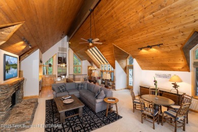 Bordering the 11th fairway of the prestigious Teton Pines golf on Teton Pines Golf Club in Wyoming - for sale on GolfHomes.com, golf home, golf lot