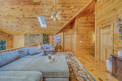 Stunning custom-built log chalet in desirable Eagle Rock Resort on Eagle Rock Golf and Ski Resort in Pennsylvania - for sale on GolfHomes.com, golf home, golf lot