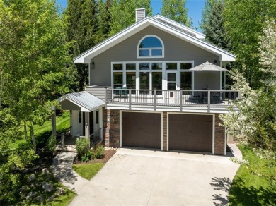 Bright and beautifully updated Steamboat Springs home just on Rollingstone Ranch Golf Club in Colorado - for sale on GolfHomes.com, golf home, golf lot